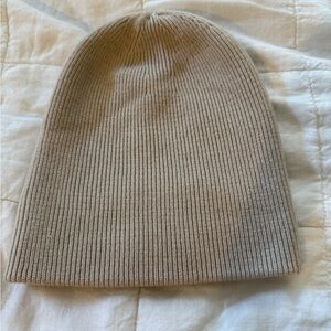 Sunday Best Beige Knit Beanie